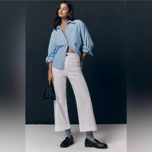 Anthropologie Maeve The Colette Crop Wide-Leg Jeans